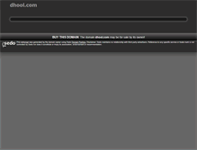 Tablet Screenshot of dhool.com